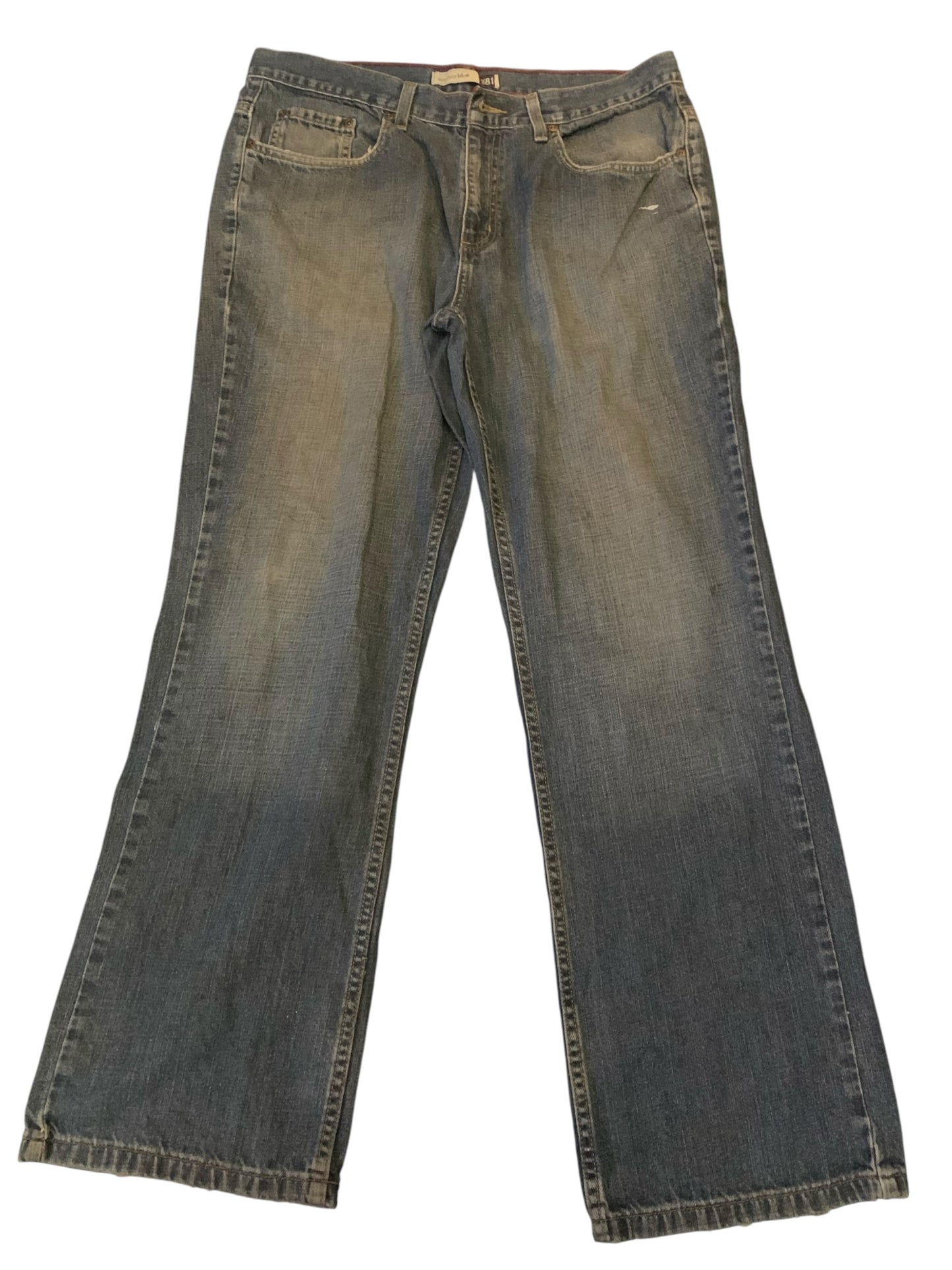 Anchor Blue Baggy Jeans